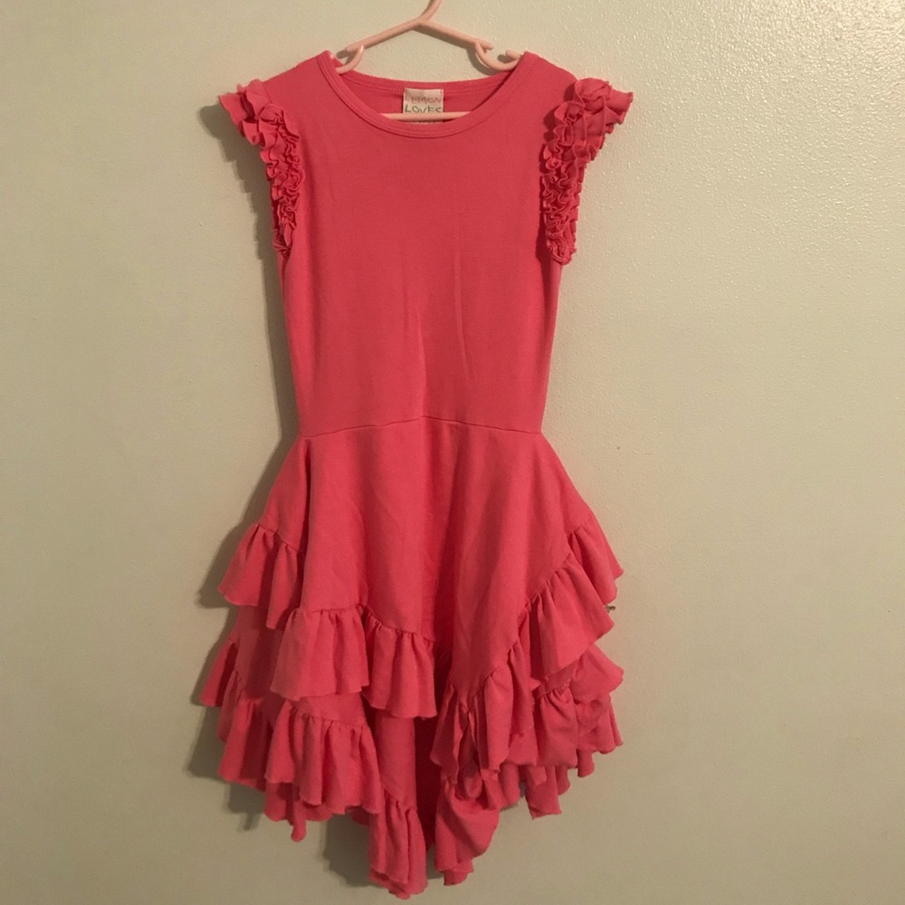 Lemons Loves Lime Pink Party Dress Size 8
